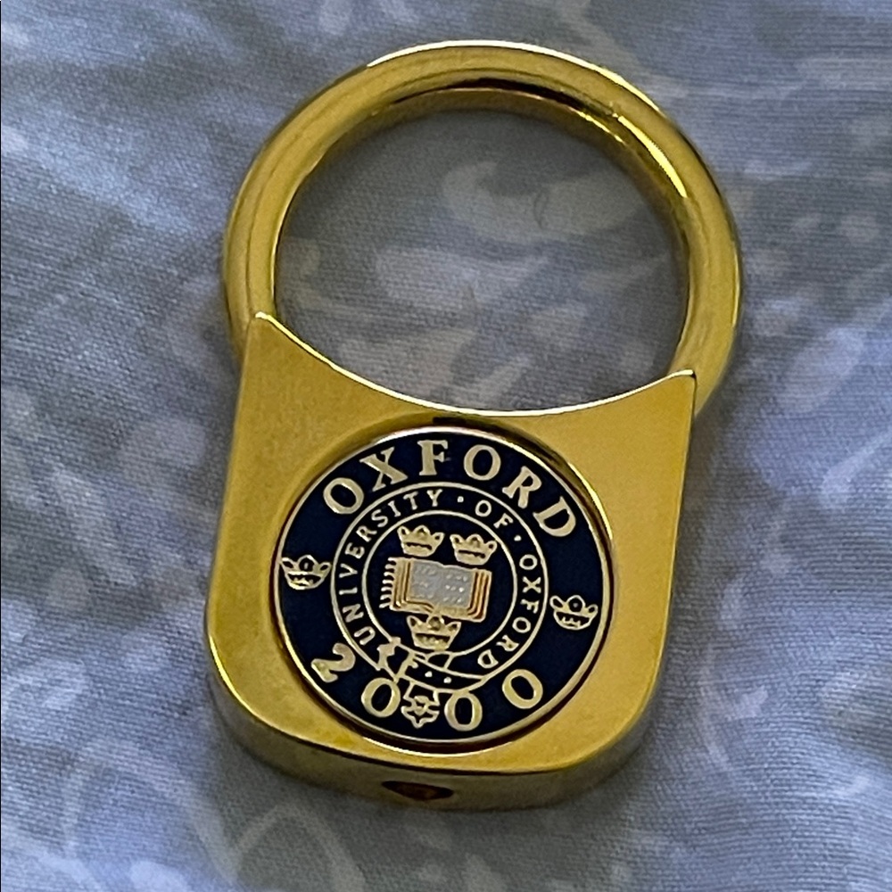 University of Oxford Collection 2000 Keychain w/ Navy Pouch